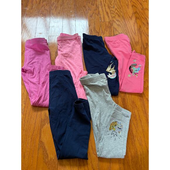 HUGE Lot 6 Pairs Carter's Girls 6/6X Leggings 0 - Picture 2 of 5
